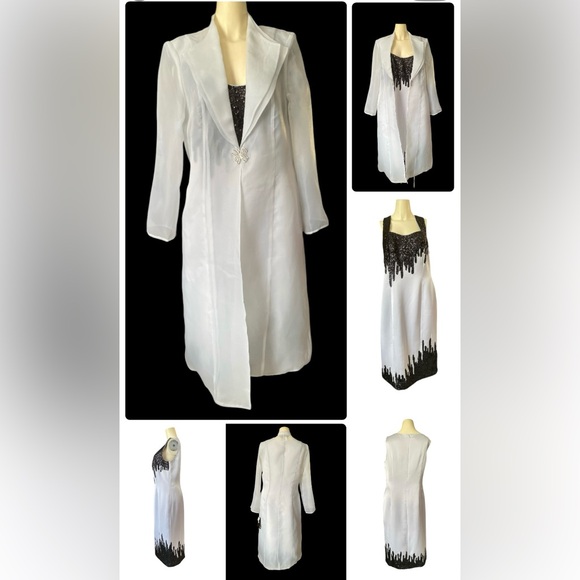 Elite Champagne 2 Piece Formal Dress Suit Embellished...